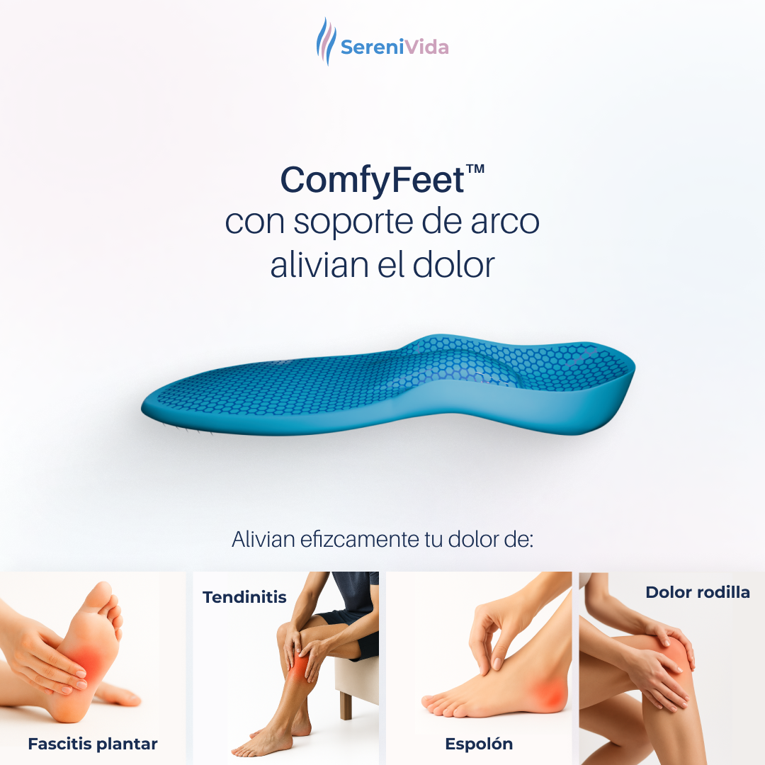 Plantillas ComfyFeet™️ - Disfruta de días sin dolor, sin tratamientos caros ni visitas al médico....